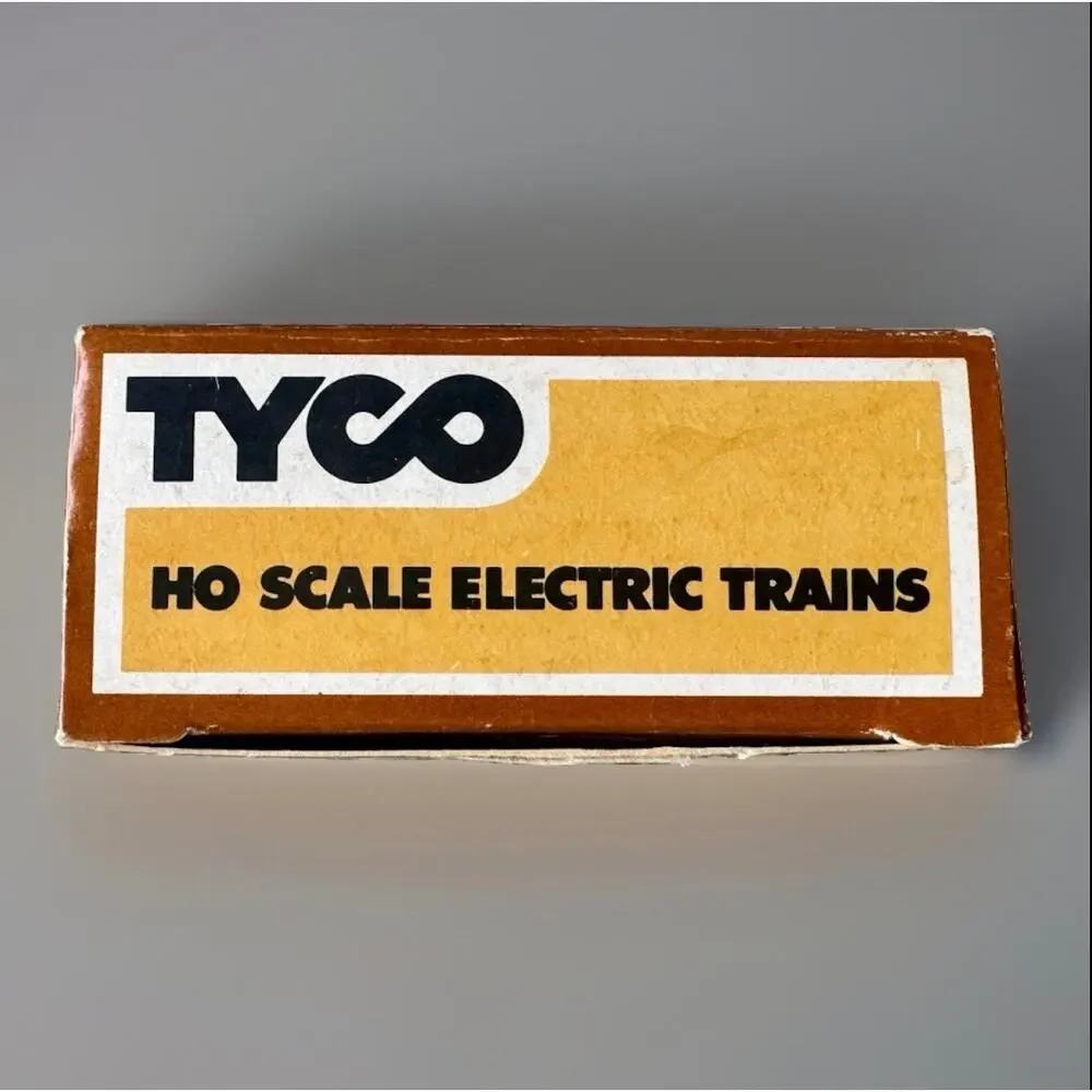 Vintage TYCO HO Scale ATSF Piggyback Flat Car w/ 2 Union Pacific Trailers Boxed